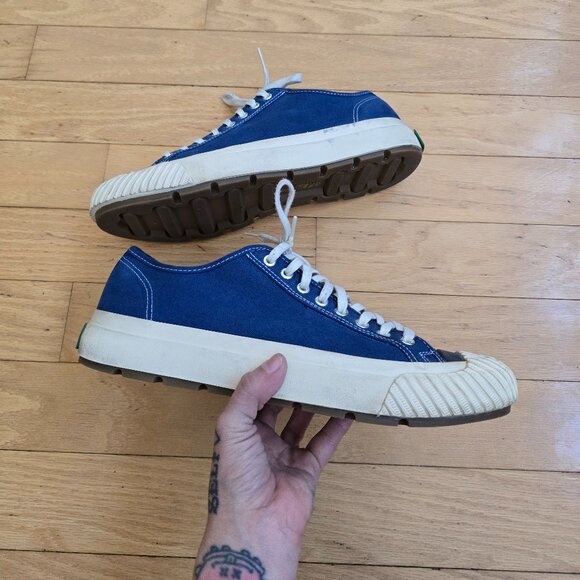 P.F. Flyers Other - PF Flyers | The Grounder Collection blue canvas low-top sneakers | MENS 12